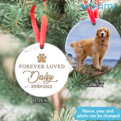 Custom Pet Ornament Forever Loved Pet Bereavement Gift