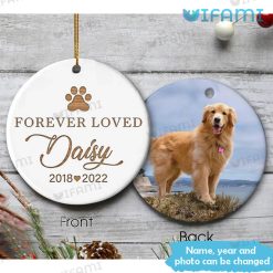 Custom Pet Ornament Forever Loved Pet Bereavement Present