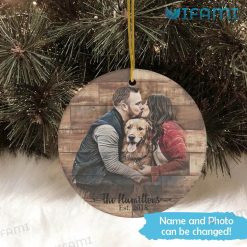 Custom Pet Ornament No Longer By My Side But Forever In My Heart Pet Memorial Present Xmas