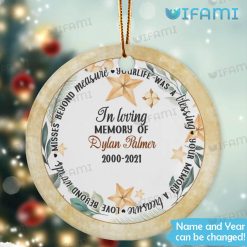 Customized In Loving Memory Christmas Ornament Misses Beyond Measure Memorial Gift