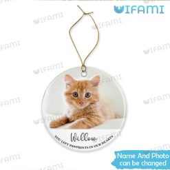 Customized Pet Remembrance Ornament You Left Paw Prints In Our Hearts Pet Loss Present