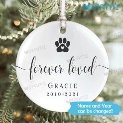 Forever Loved Deceased Pet Ornament Gift To Remember A Pet