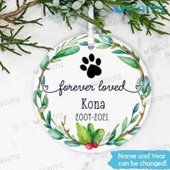 Forever Loved Ornament For Deceased Pet Gift To Remember A Pet
