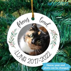 Forever Loved Pet Loss Ornament Custom Pet Memorial Gift