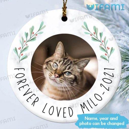 Forever Loved Pet Memorial Ornament Custom Pet Sympathy Gift