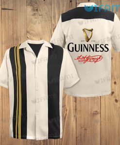 Guinness Hawaiian Shirt Brown Black Logo Beer Guinness Gift
