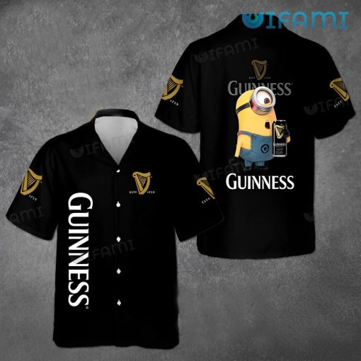 Guinness Hawaiian Shirt Minion Beer Guinness Gift