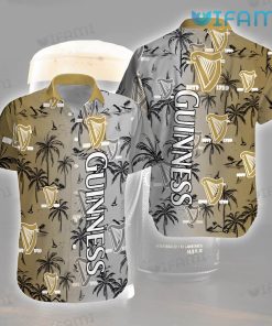 Guinness Hawaiian Shirt Tropical Coconut Tree Beer Guinness Gift