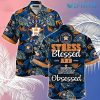 Hawaiian Astros Shirt Stress Blessed Obsessed Palm Tree Houston Astros Gift