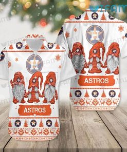 Houston Astros Hawaiian Shirt Garden Gnome Astros Gift