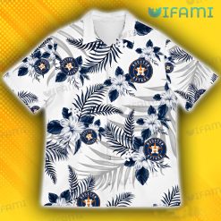 Houston Astros Hawaiian Shirt Palm Leaf Hibiscus Flower Astro Present