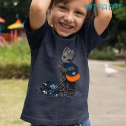 Houston Astros Shirt Baby Groot Texans Rockets Astros Kid Tshirt Gift