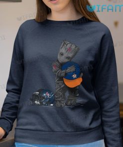 Houston Astros Shirt Baby Groot Texans Rockets Astros Sweatshirt Gift
