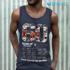 Houston Astros T Shirt 60 Years Of Astros Tank Top Gift