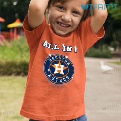 Houston Astros T Shirt All In Logo Astros Kid Tshirt Gift