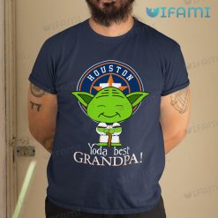 Houston Astros T Shirt Yoda Best Grandpa Astros Gift