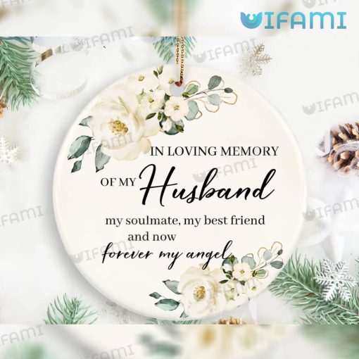 In Loving Memory Of My Husband Ornament Forever My Angel Memorial Gift