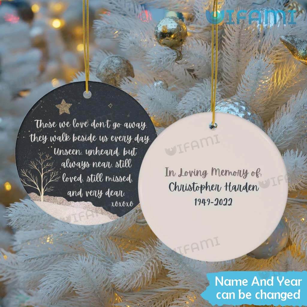Remember and Cherish with a Personalized Memorial Ornament