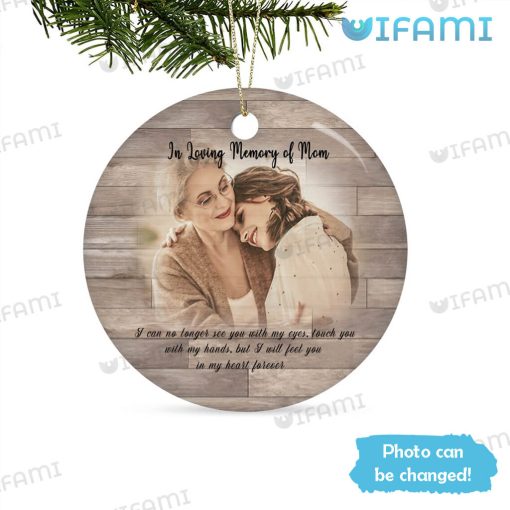 In Memory Of Mom Christmas Ornament Customized Memorial Gift