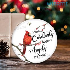 Memorial Ornament When Cardinals Appear Angels Are Near Memorial Xmas Gift