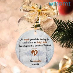 Miscarriage Ornament Too Beautiful For Earth Memorial Ornament Present