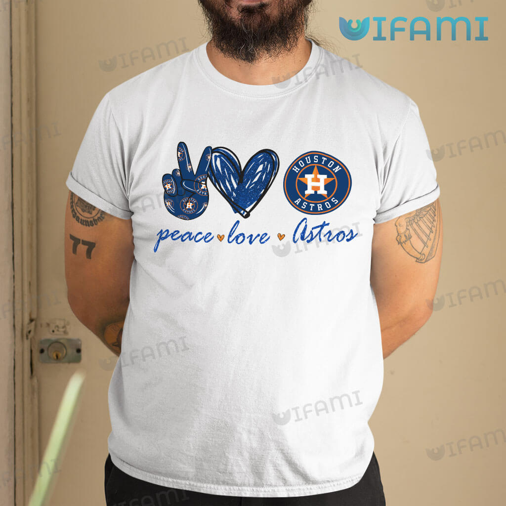 Peace Love Astros Shirt Houston Astros Gift