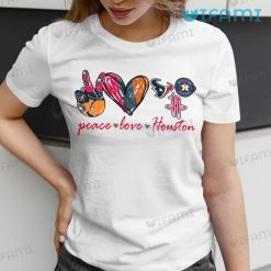Peace Love Astros Texans Rockets Houston Astros Gift