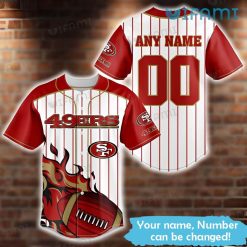 Personalized 49ers Baseball Style Jersey San Francisco 49ers Gift