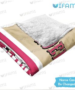 Personalized 49ers Blanket No 1 Fan San Francisco 49ers Present Niners