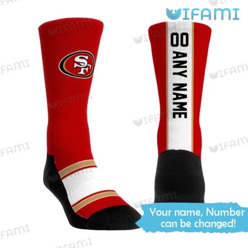 Personalized 49ers Socks Logo San Francisco 49ers Gift