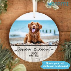 Personalized Pet Ornaments In Memory Forever Loved Pet Bereavement Present