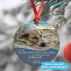 Personalized Pet Loss Ornament Forever Loved Pet Sympathy Gift