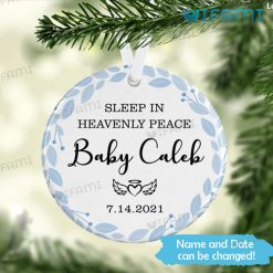 Personalized Sleep In Heavenly Peace Ornament Miscarriage Gift