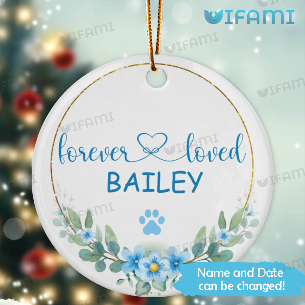 Cherish Memories with our Personalized Pet Memorial Ornament