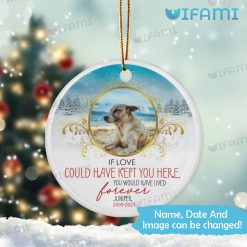 Customized Pet Memorial Ornament Forever Loved Pet Loss Gift