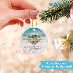 Pet Memorial Ornament If Love Could Have Kept You Here You Would Have Lived Forever Personalized Pet Loss Present Xmas
