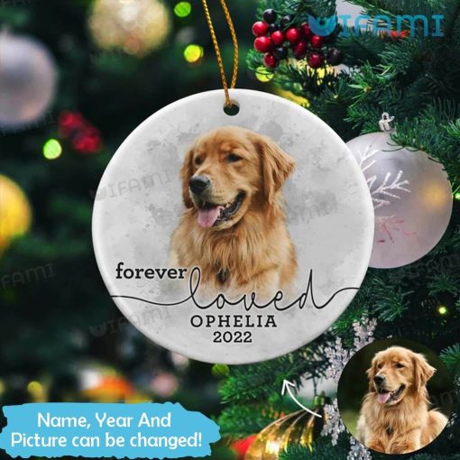 Pet Memorial Ornament Photo Personalized Pet Sympathy Gift