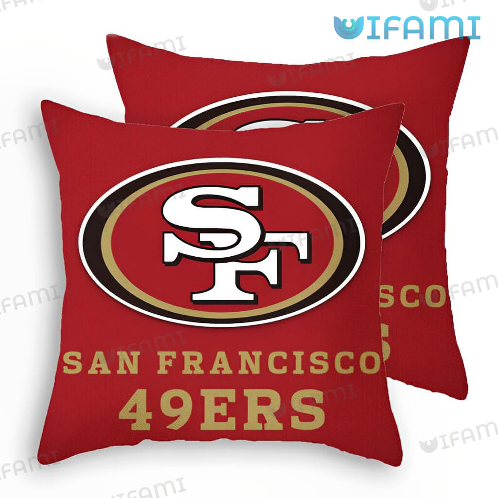 Red 49ers  Logo Pillow San Francisco 49ers Gift