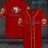 Red San Francisco 49ers Baseball Jersey 49ers Gift