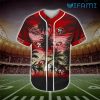 Custom Name 49ers Baseball Jersey Mascot Death San Francisco 49ers Gift -  Personalized Gifts: Family, Sports, Occasions, Trending