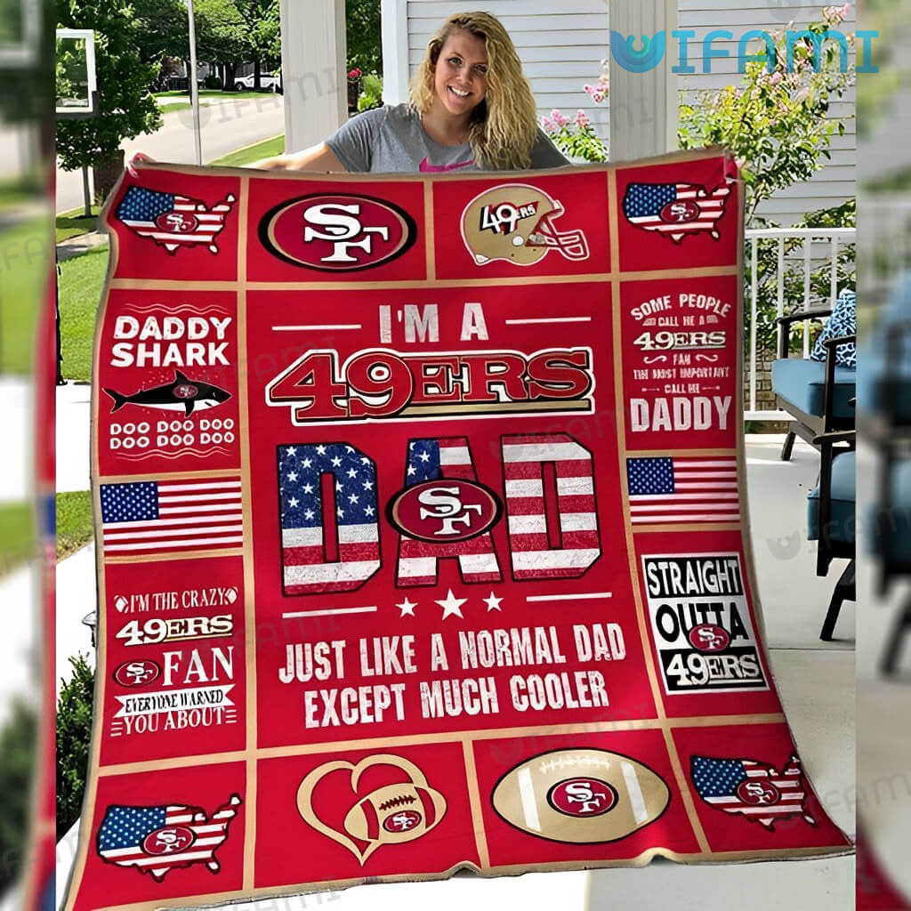 San Francisco 49ers Blanket 49ers Dad Niners Gift
