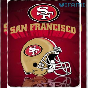 San Francisco 49ers Blanket Football Helmet Logo 49ers Gift