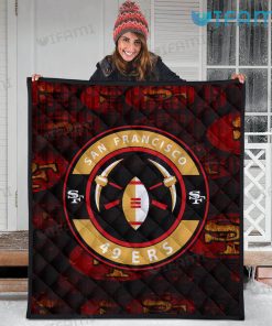 San Francisco 49ers Blanket Logo Axe 49ers Present