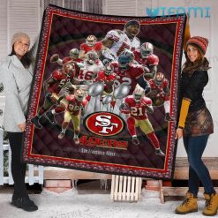 San Francisco 49ers Blanket Players 49ers Niners Gift