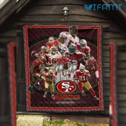 San Francisco 49ers Blanket Players 49ers Present Niners Fans