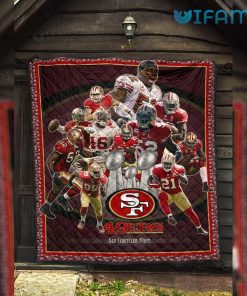 San Francisco 49ers Blanket Players 49ers Present Niners Fans