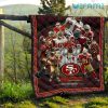 San Francisco 49ers Blanket Players 49ers Gift