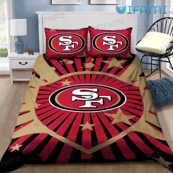 San Francisco 49ers Comforter Set Logo 49ers Gift