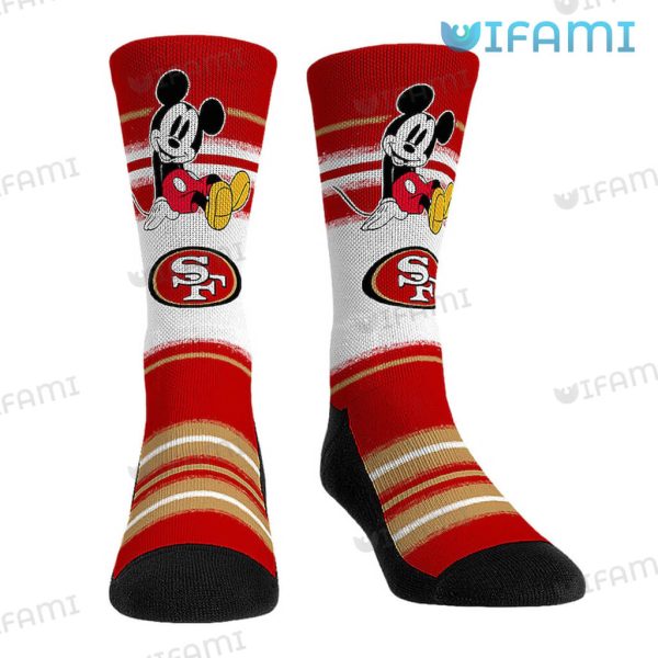 San Francisco 49ers Socks Mickey Mouse 49ers Gift