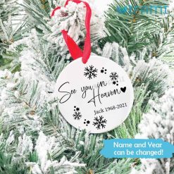 See You In Heaven Ornament Customized Memorial Present